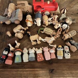 Massive wooden toy bundle
